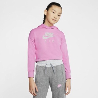 Hanorace Nike Air Cropped Fete Gri Deschis Gri Deschis | SPNX-58490